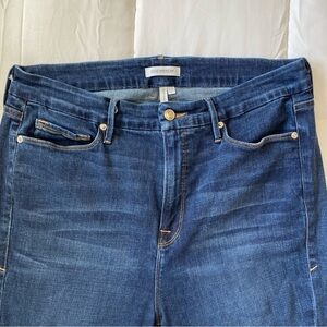 Good American High Rise Dark Blue Jeans